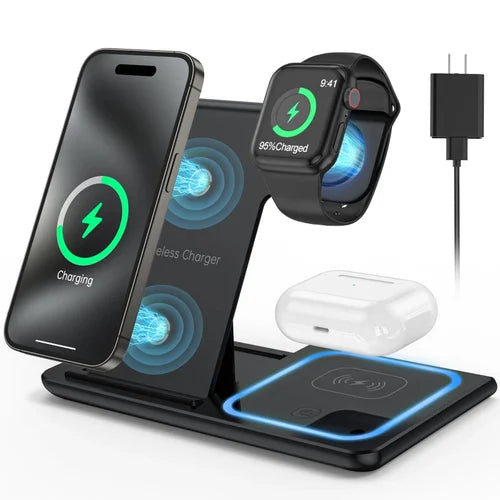 3 in 1 Fast Wireless Charger + Free Delivery