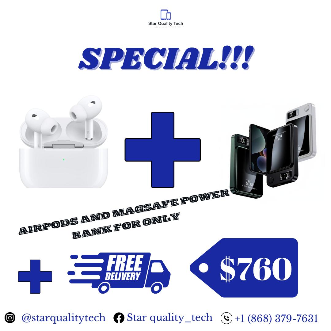 Airpods + PowerBank Bundle