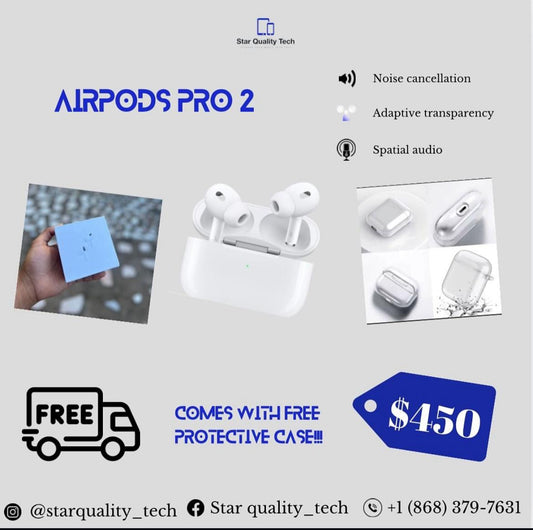 Wireless Headphones Pro 2 + Free Protective Case + Free Delivery